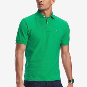 Tommy Hilfiger Polo Green Classic Fit Men’s NWT